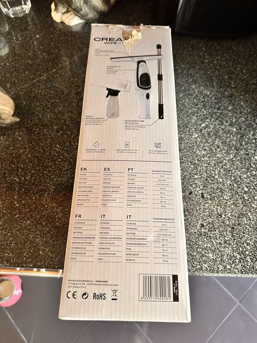 Limpa Vidros Janelas Elétrico Create