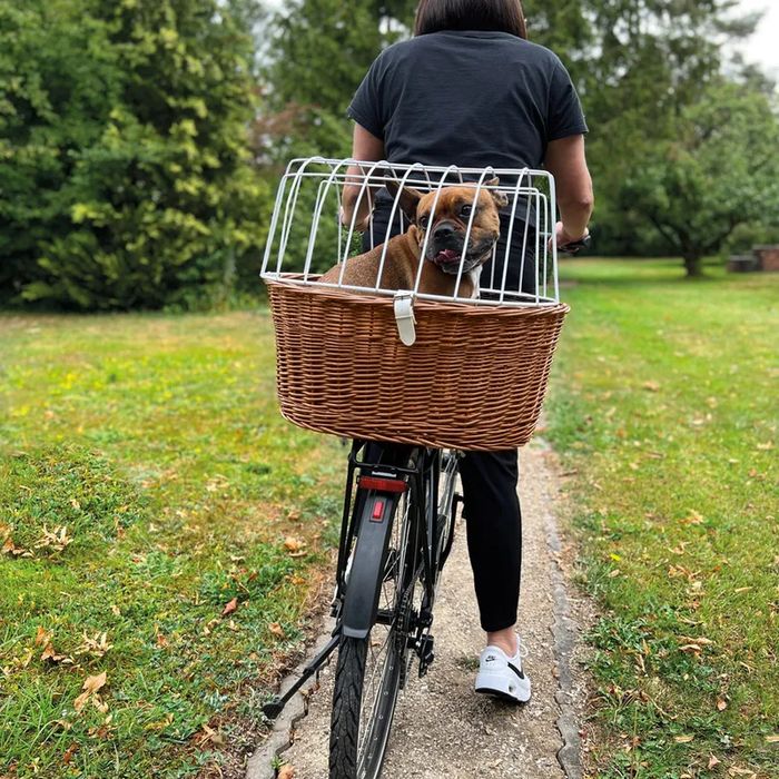 Aumüller Kosz Rowerowy dla Psa do 15kg na Bagażnik z Kratką 48x34x44 N