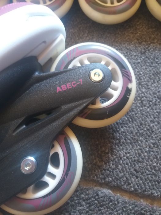 Rolki różowe rozmiar 37-41