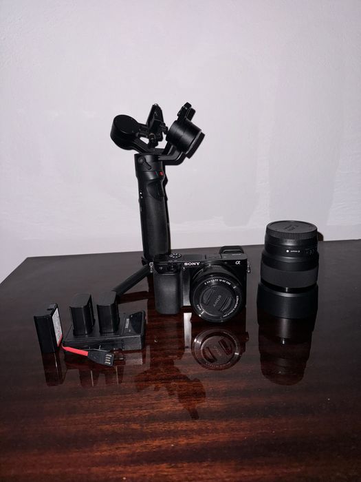 Camara Sony a6100 + estabilizador