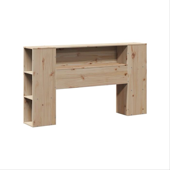 Cama de madeira com estante 135x190 NOVA em caixa