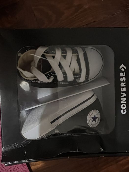 Sapatinhos Converse All Star bebé - preto clássico (tamanho 2/EUR 18)