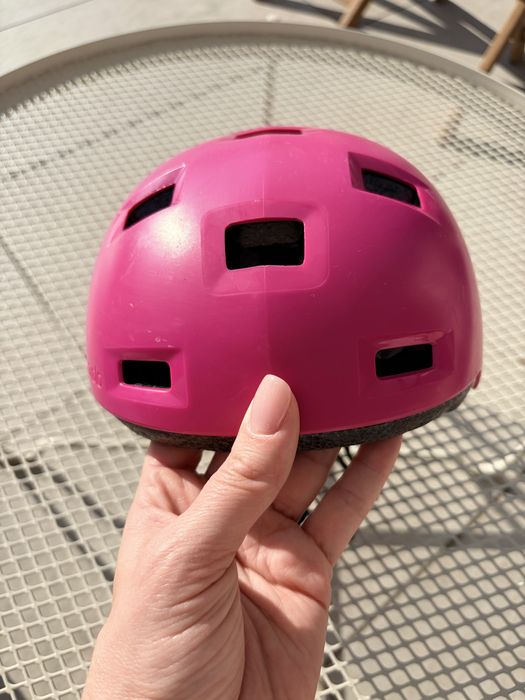 Oxelo Decathlon kask rożowy XS