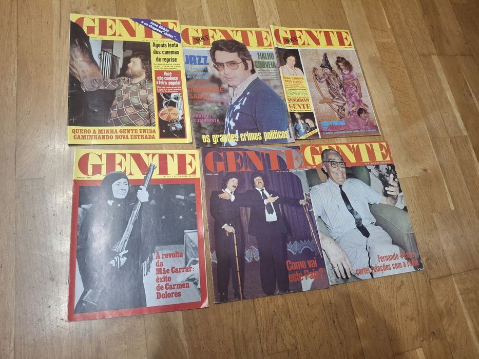 Revistas vintage gente e nova gente