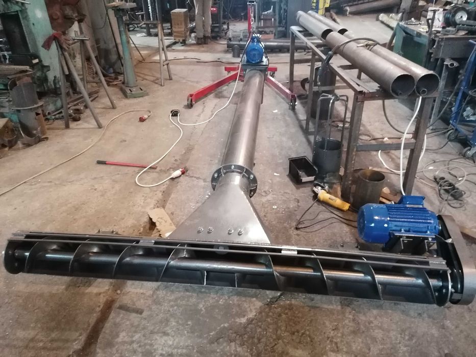 Шнековий погрузчик (навантажувач, конвейєр, зернометач, гнучкий) зерна