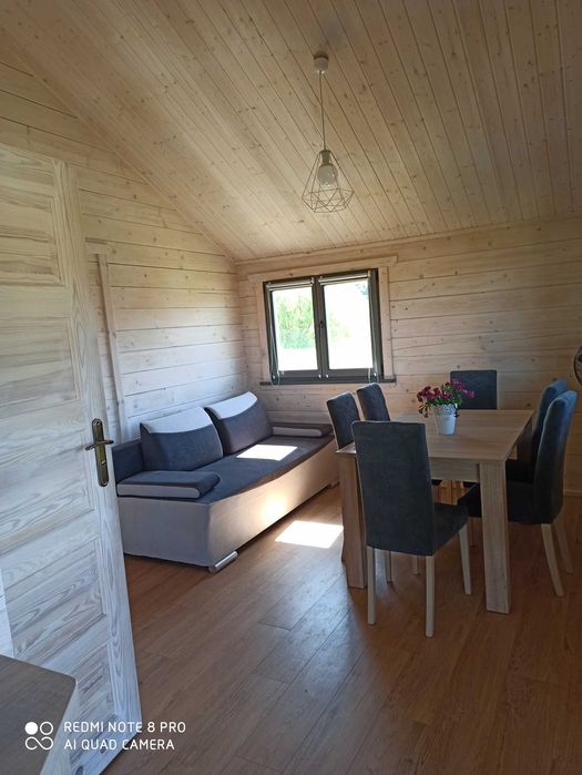 Domek z jacuzzi, domek nad jeziorem , domek na Mazurach 4-6 os., nocleg Mrągowo, sauna, jezioro 1,2km