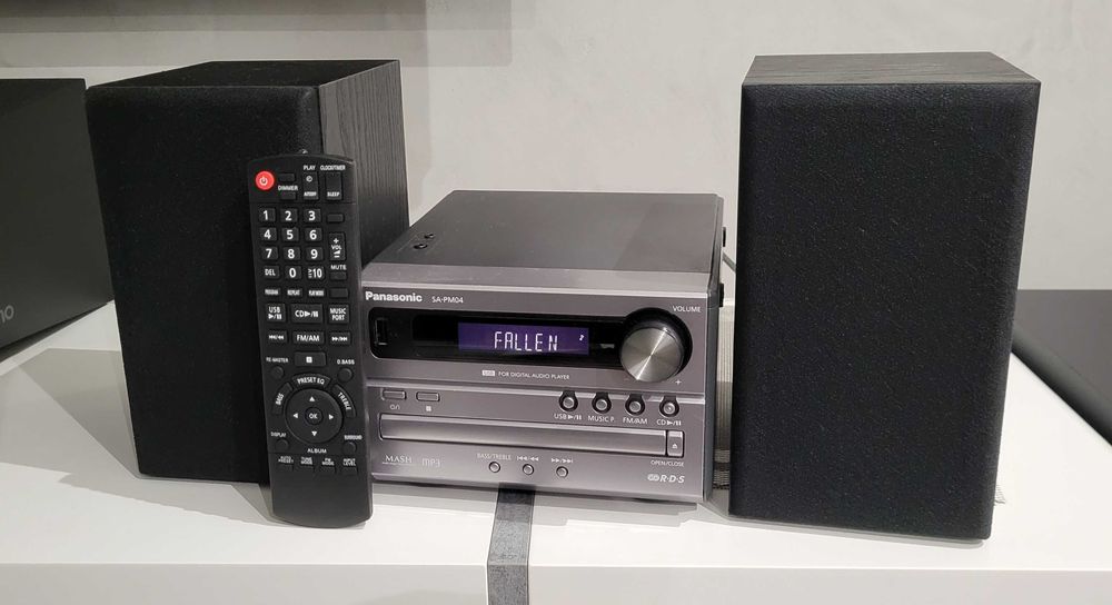 PANASONIC mikrowieża FM RDS, CD, mp3, USB - głośniki i pilot Gorzów ...