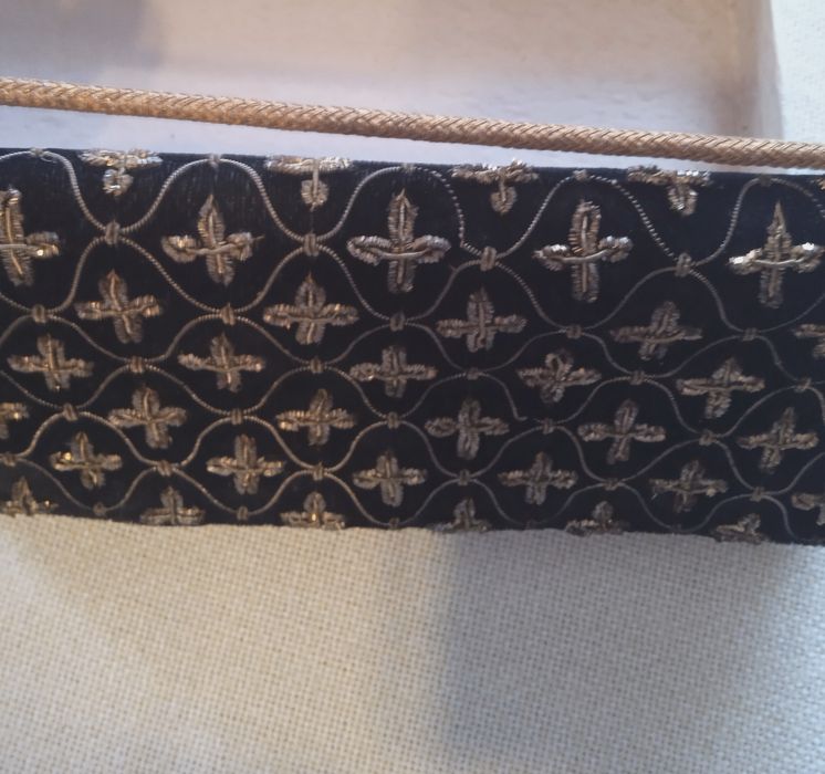 Сумочка клатч из бархата