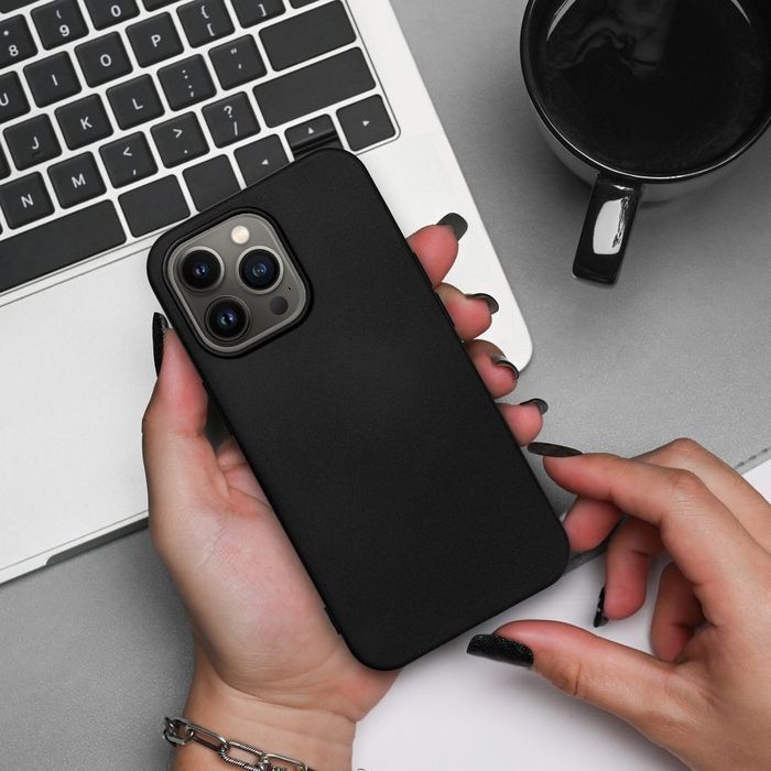 Futerał do iPhone 15 PRO MAX Silicone czarny