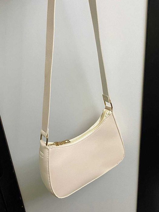 Новая сумка женская маленькая белая (молочная)