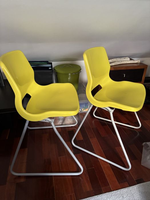 2 Cadeiras verdes Escritorio/quarto
