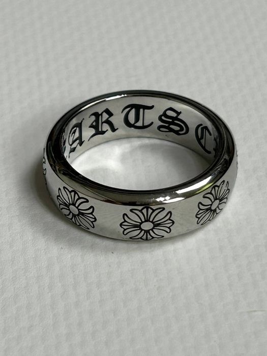 Chrome Hearts Хром хартс Кільце срібного кольору цвету біжутерія архів опіум кастом archived archive opium custom grey