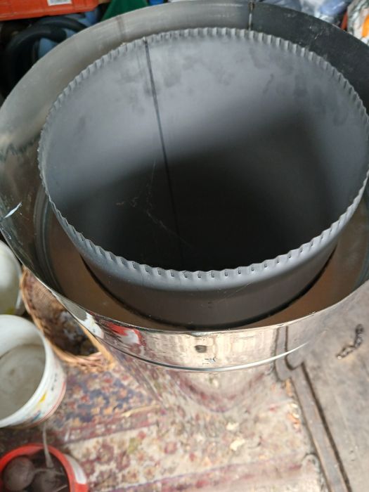 Труба димоходна сендвіч 250 на 320 нова один метр