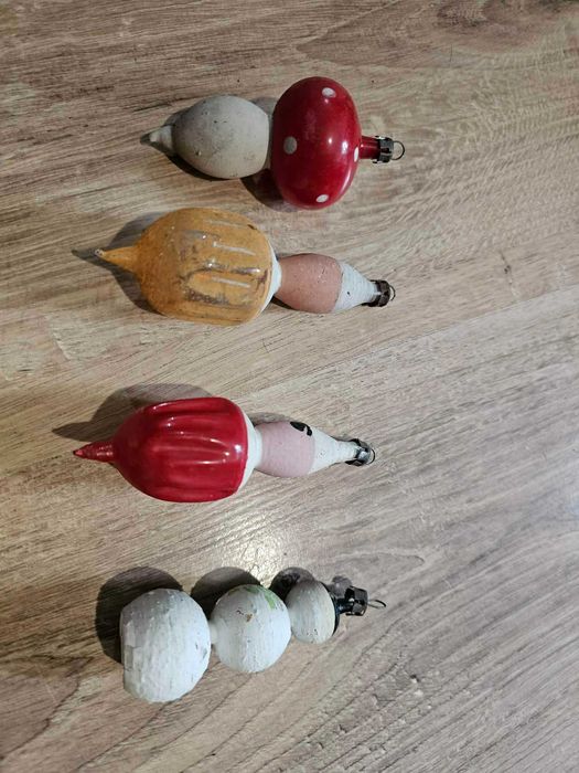 Stare bombki z PRL'u zestaw