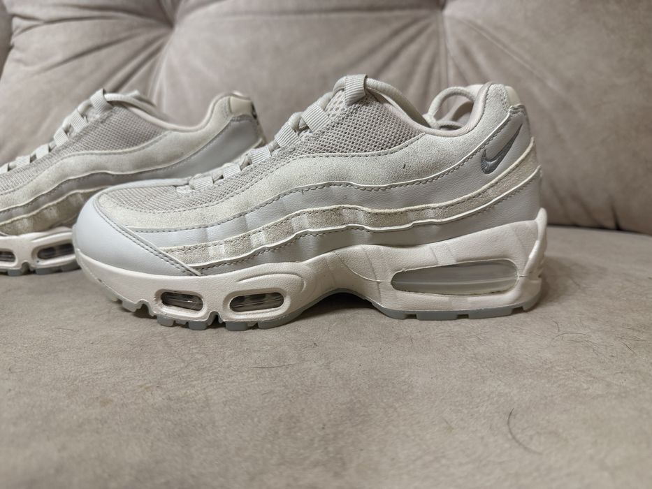 Білі кеди Найки Кроссовки Nike Air Max TN 95 Premium 'Platinum White