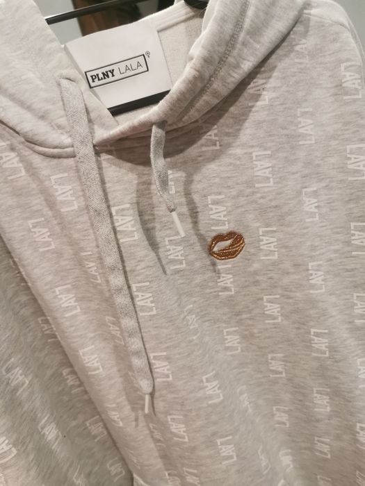 Szara bluza plny lala logo