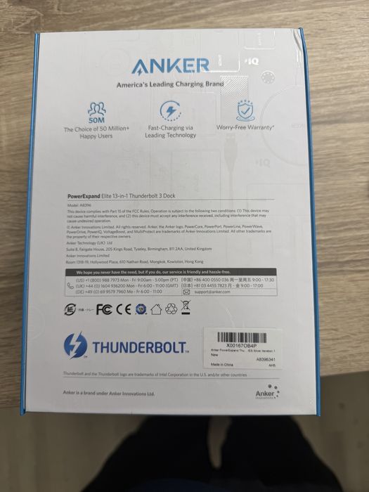 Anker Elite 13 w 1 z Thunderbolt 3 - stacja dokujaca, hub