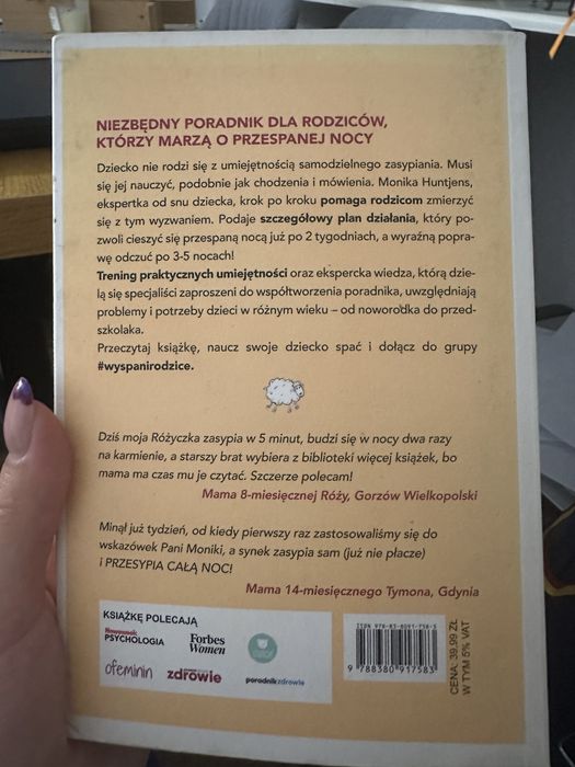 Książka Dobry sen maluszka jak nauczyć dziecko spać Monika Huntjens