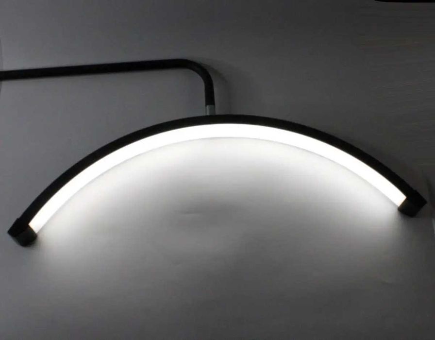 Безтіньова лампа на струбцині LED MOON HD-M6X-36 (SP-006), 36Вт, Чорна