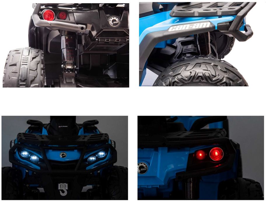 2os. 800W 24V/7ah 4x4 Quad Autko Pojazd Auto samochód na akumulator