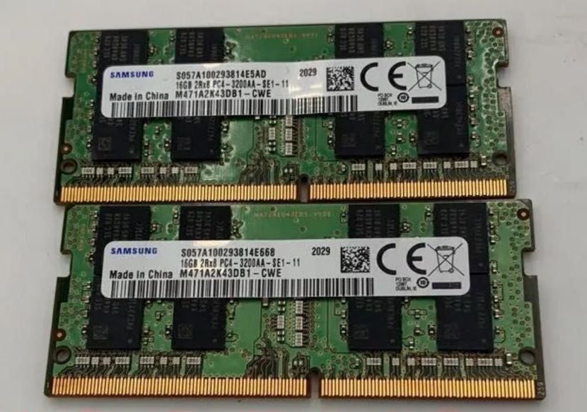 Samsung 32 GB DDR4 3200 MHz SO-DIMM для ноутбука