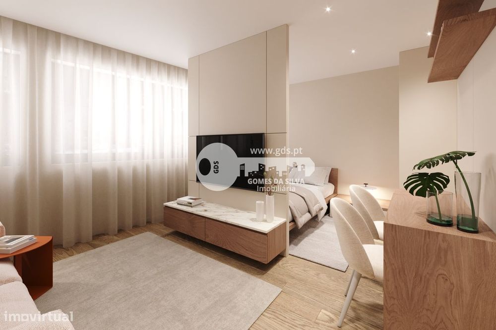 Apartamento T0 novo, no Edifício Sé, em Braga