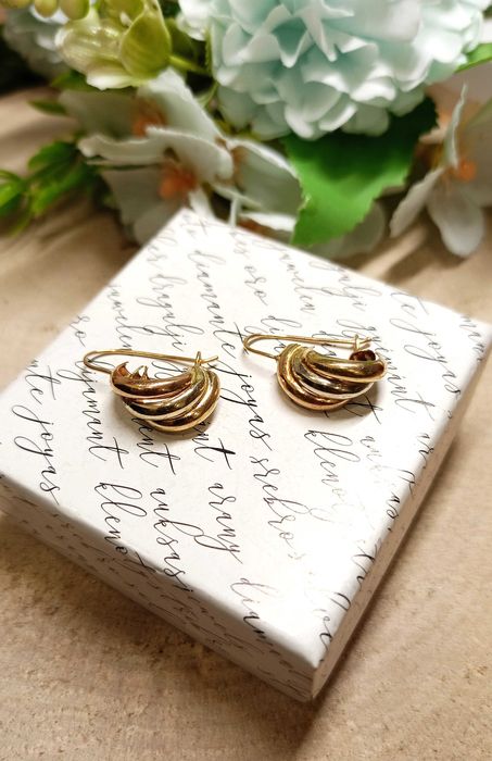 Złote kolczyki p.585/2,21g