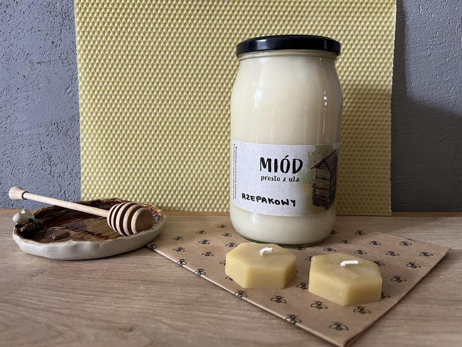 Miody 1200g z rodzinnej pasieki w Kopalinie (woj. dolnoslaskie)