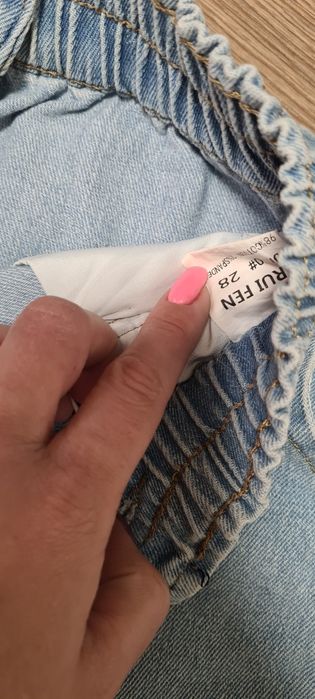 Джинсові шорти на резинці 28