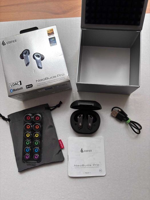 Słuchawki bezprzewodowe Edifier NeoBuds Pro Dokanałowe Bluetooth 5.0 Czarny