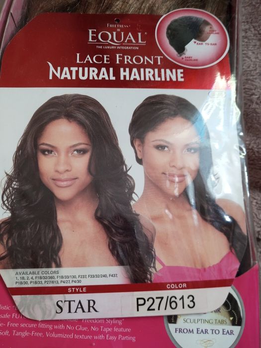 Peruka lace front equal star p27/613