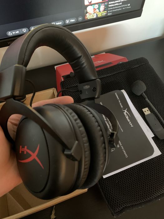 Auscultadores HyperX Cloud Core