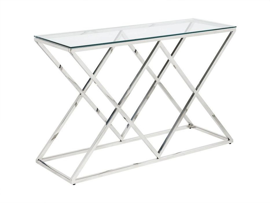 Konsola Designerska Primavera Home szklo hartowane, stal