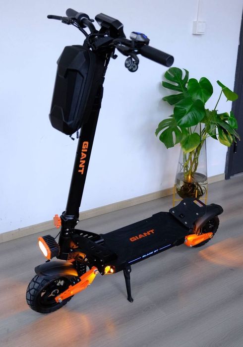 Електросамокат з сидінням Giant Blade GT Pro Sport 1600Вт 26Ah спорт серія 48V з LED підсвіткою та фарою електричний самокат гіант з сідлом швидкий