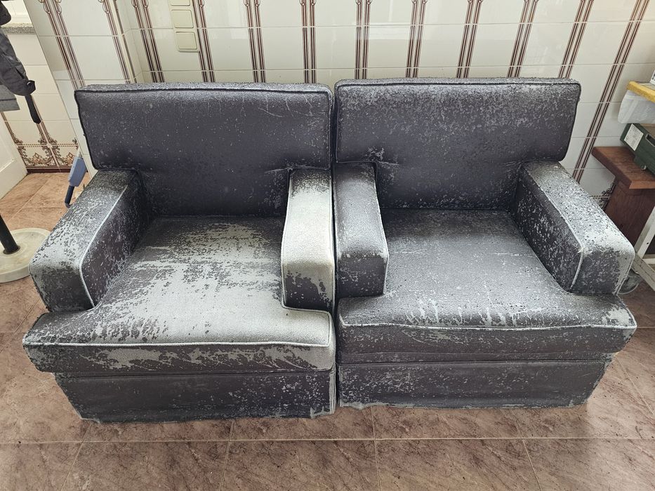 Sofá 3 lugares + 2 poltronas individuais