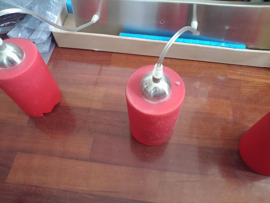 Candeeiro com 3 lampadas a funcionar