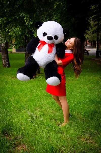 Плюшева панда Рональд 160 см!