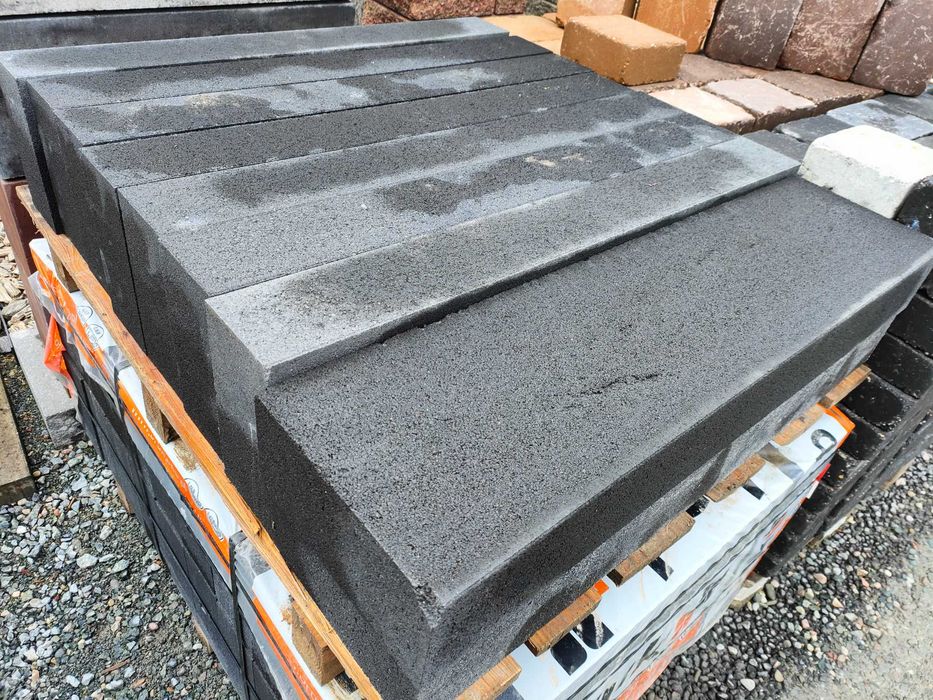 Pompa ciepła filar podstawa 100x25x12 cm palisada stopień schody beton palisady obrzeże krawężnik do pompy ciepła