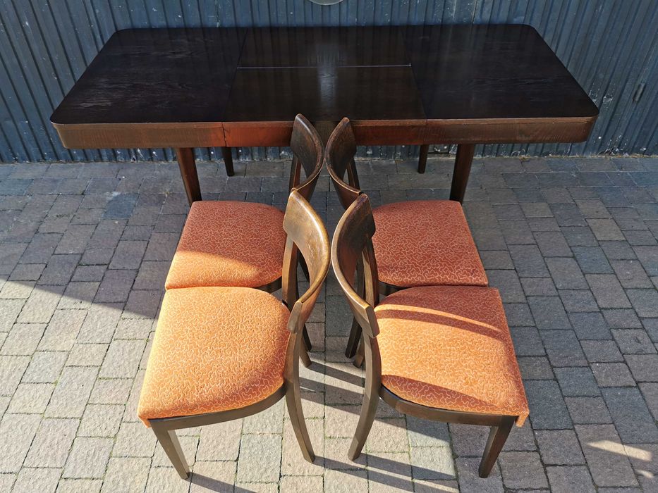 Krzesła ART DECO J. Halabala, Czechosłowacja '30-50 Design, Prl, RETRO