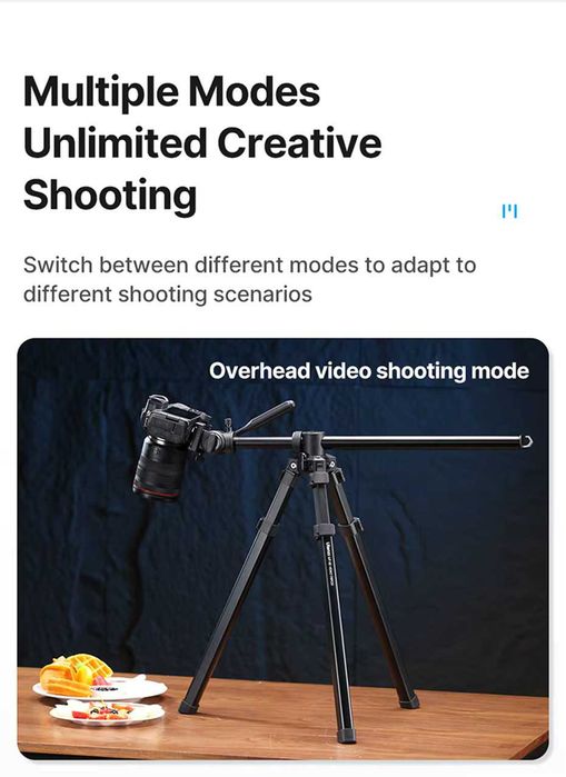 Profesjonalny aluminiowy statyw tripod Ulanzi MT-65