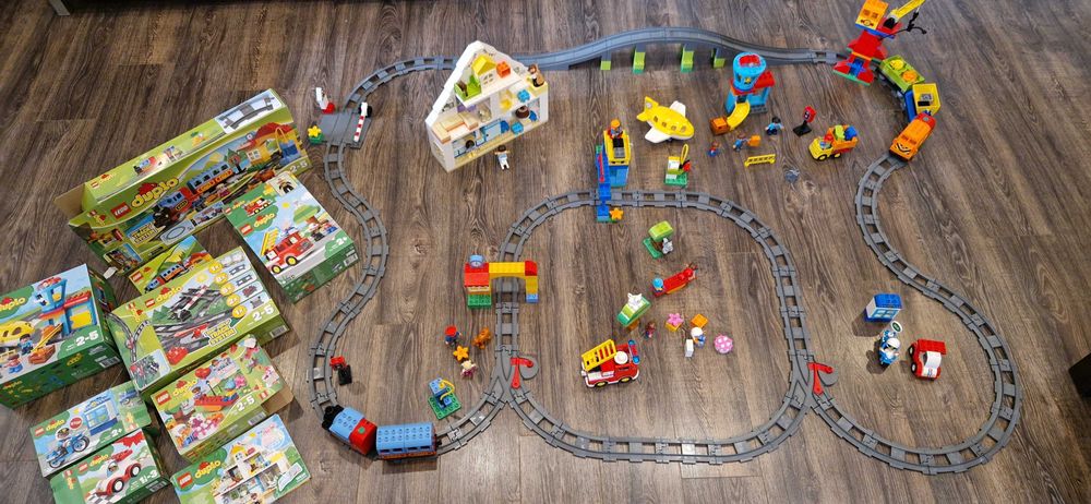 Duplo mega zestaw 10506/507/508 domek lotnisko straż