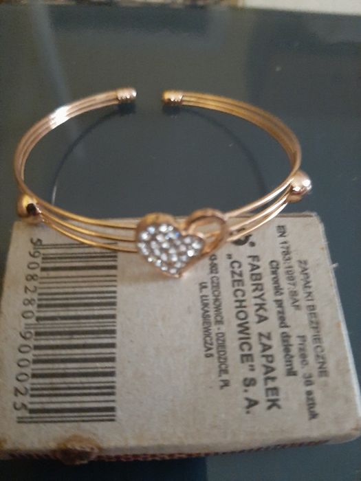 Bransoletka z serduszkiem