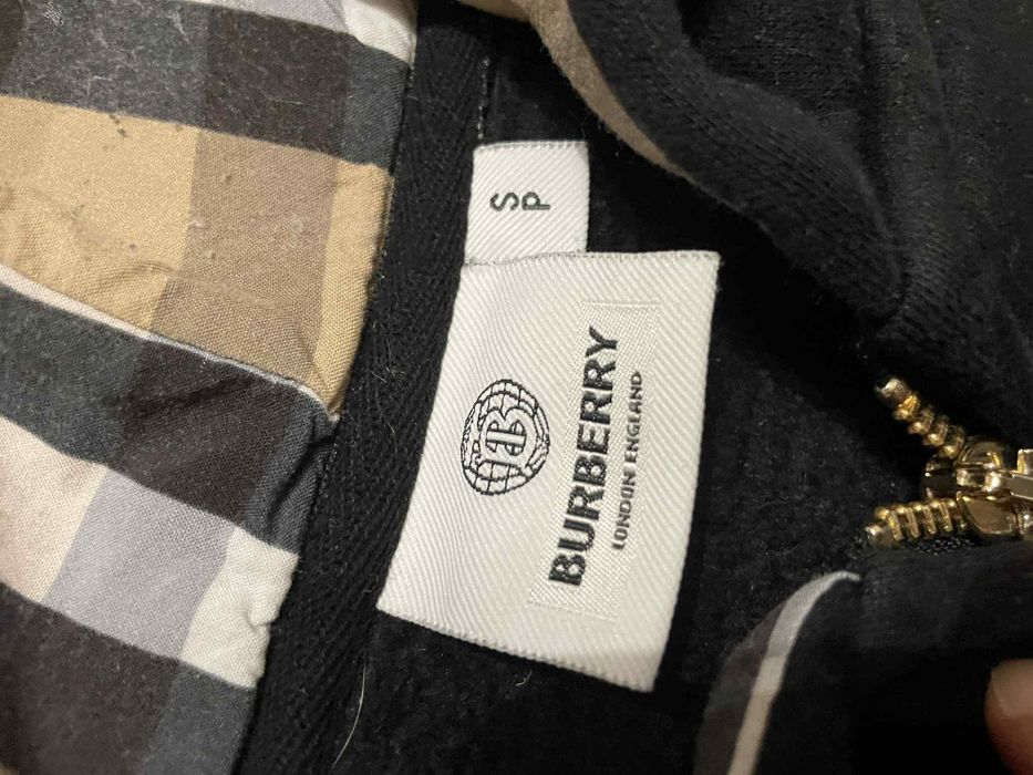 Czarna bluza burberry