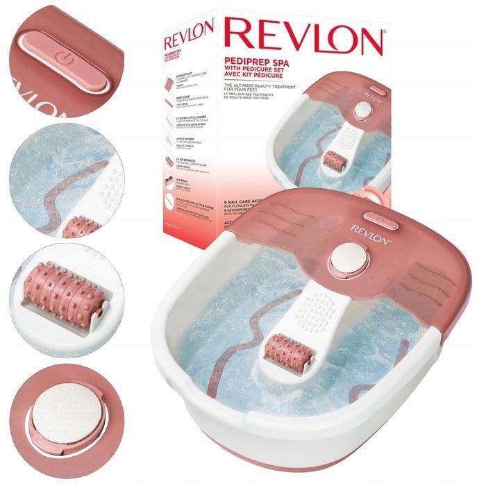 Wanienka do Masażu Stóp Revlon Pediprep Spa Hydromasaż i Podgrzewanie