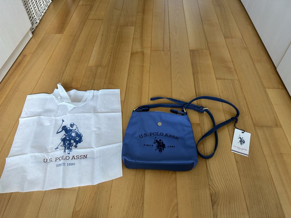 U.S. Polo Assn. Torebka Na Ramię, niebieska, nowa. Polecam!