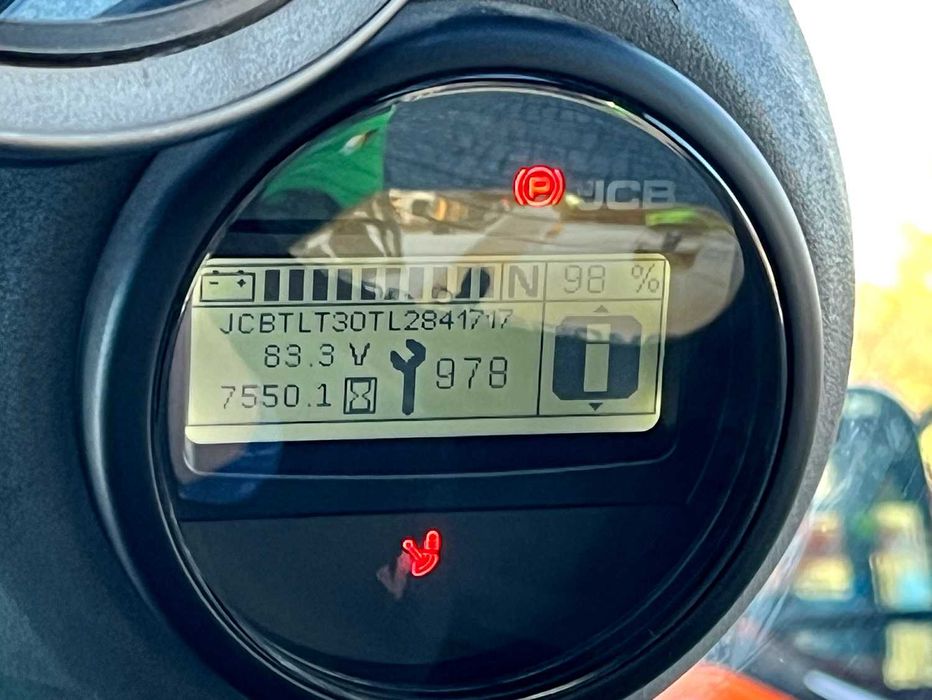 JCB TLT 30-19E Wózek widłowy teleskopowy Elektryczny teletruk 7547h