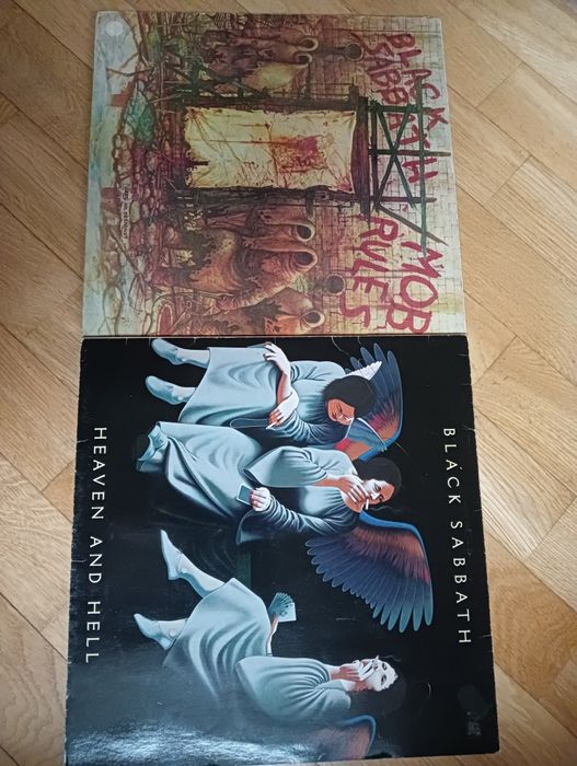 Płyta winylowa x2 Black Sabbath Heaven & Hell 1st UK LP Mob Rules Dio