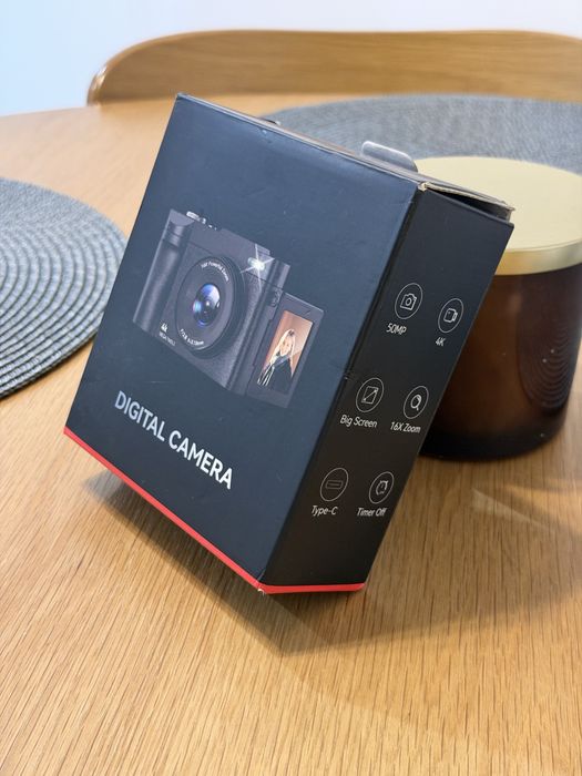 Цифрова камера ROQIOO DC03 4K 50MP — нова, повний комплект