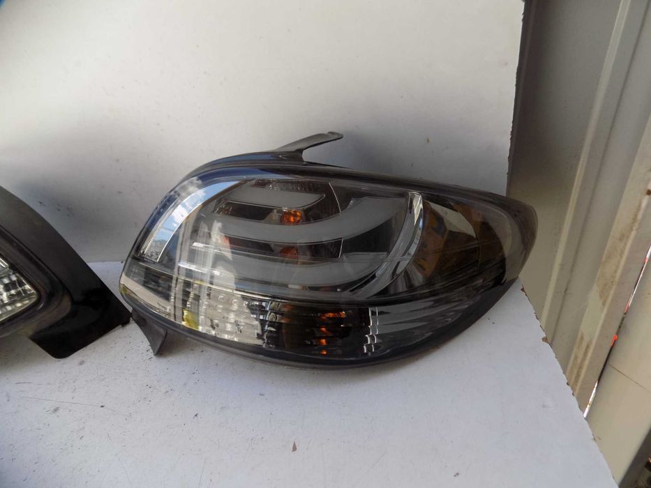 Komplet lamp tył peugeot 206 hatchback 3 5 drzwi led bar tunning smoke