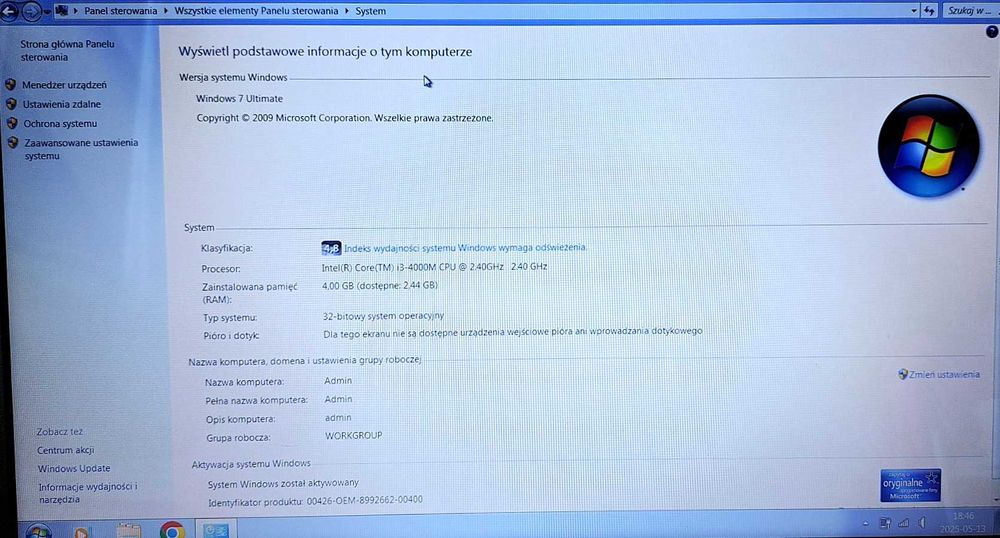 Lenovo Ideapad G710 Type 20252, 17,3 ", 1 TB , Darmowa dostawa InPost